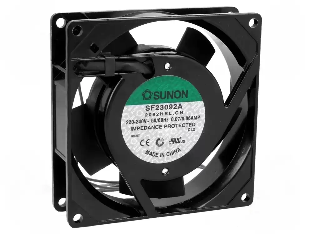 SUNON Cooling Fan-SF23092A2092HBL.GN  92x92x25 230V AC 2wire 