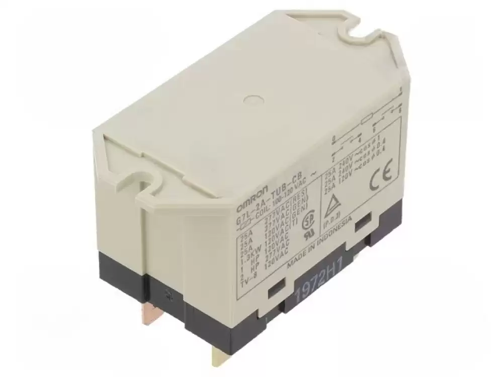 Omron-G7L-2A-TUB-CB 100120VAC Relay electromagnetic  DPST-NO Ucoil 110VAC 