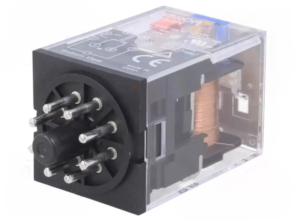 Omron-MKS2PI-24DC |MKS Relay 8pin 24VDC DPDT 10A 