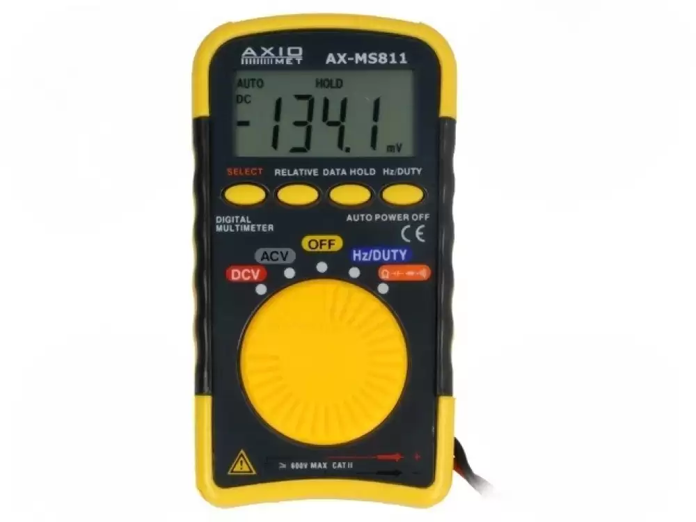 AXIOMET-AX-MS811 Digital multimeter LCD 3,75 digit 4000 