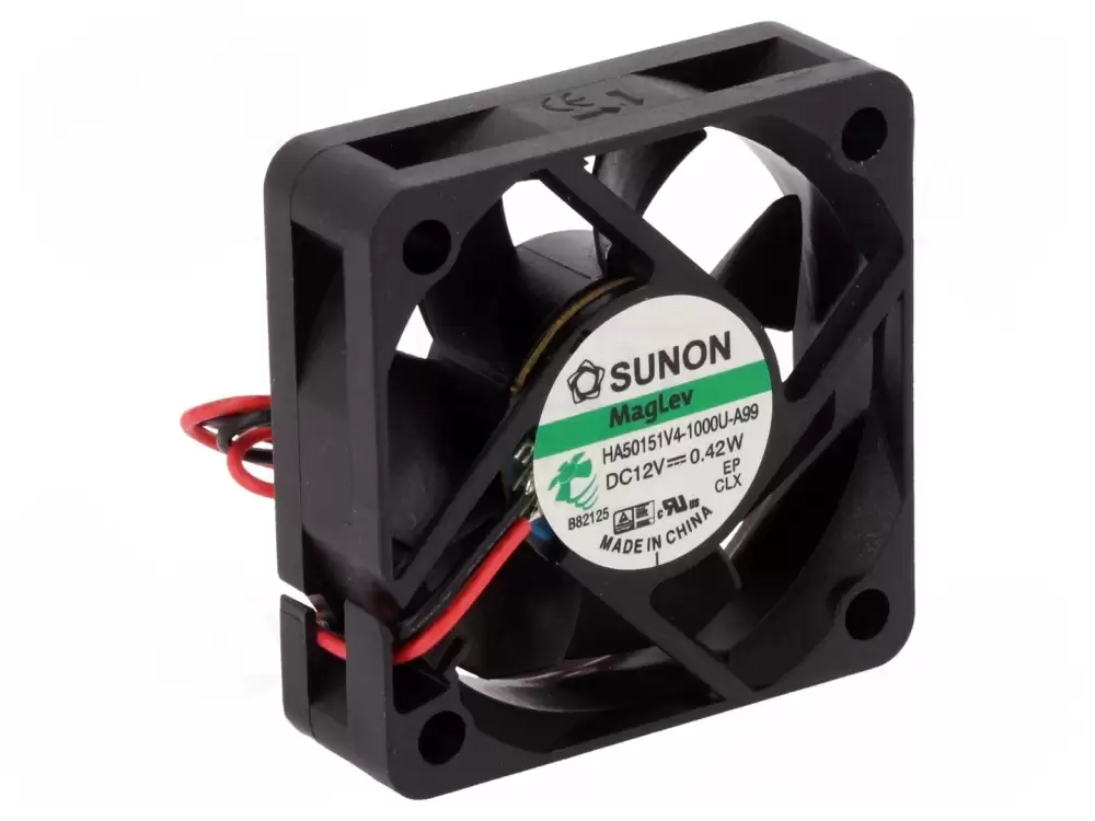 SUNON Cooling Fan- HA50151V4-1000U-A99| 50x50x15  12vDC 2wire 