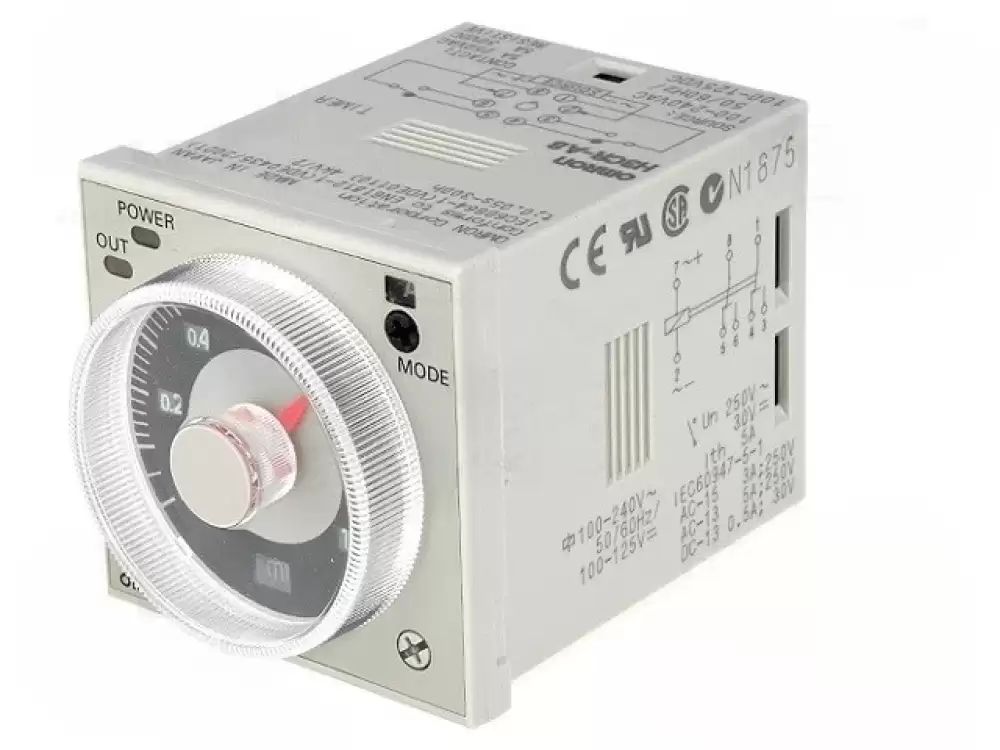 OMRON-H3CR-A8 100-240AC100-125DC| Timer  DPDT 250VAC5A 