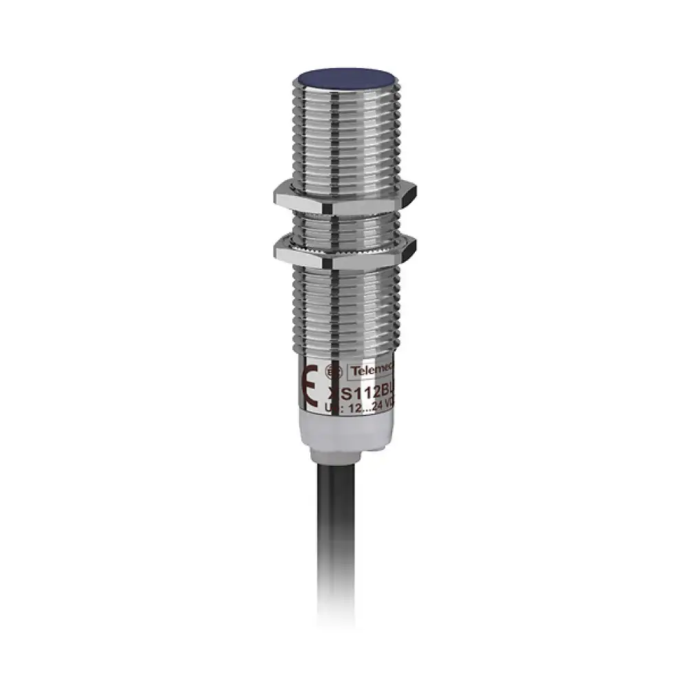 XS112B3PAL2 12mm Inductive Sensor PNP NO Sensing 0-4mm IP68,Cable 2MTR