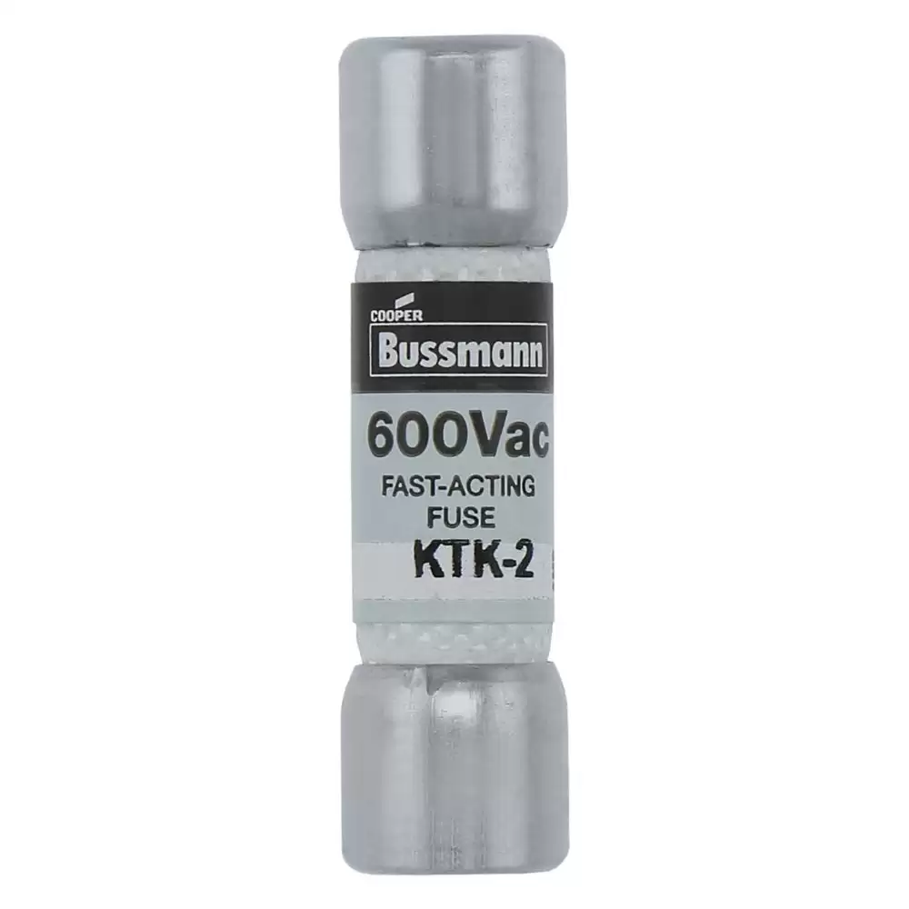 BUSSMANN - KTK-2 LIMITRON Fast-acting 2A Fuse 600V AC 