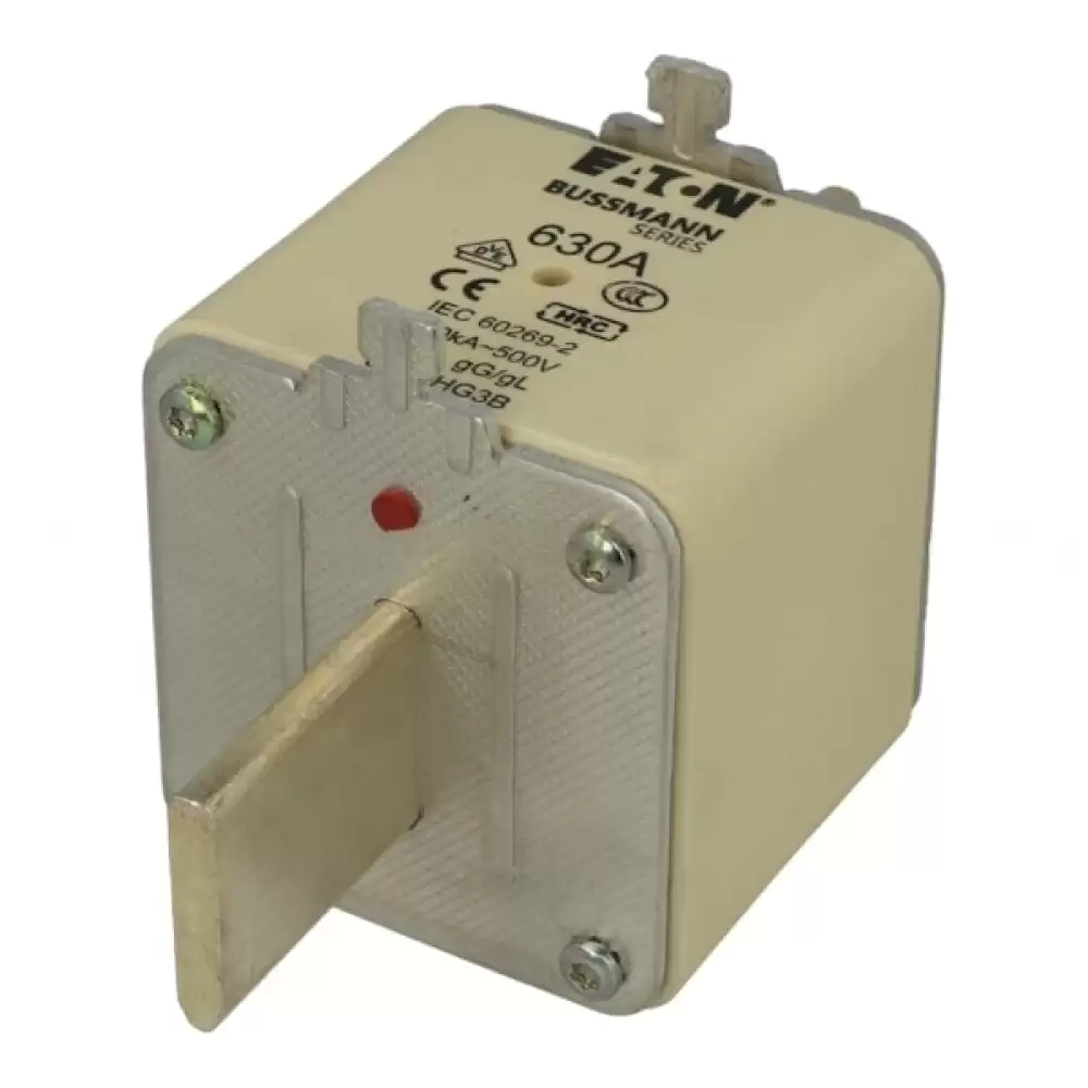 BUSSMANN - 630NHG3B, NH Fuse, 630A 500V GG GL SIZE 3
