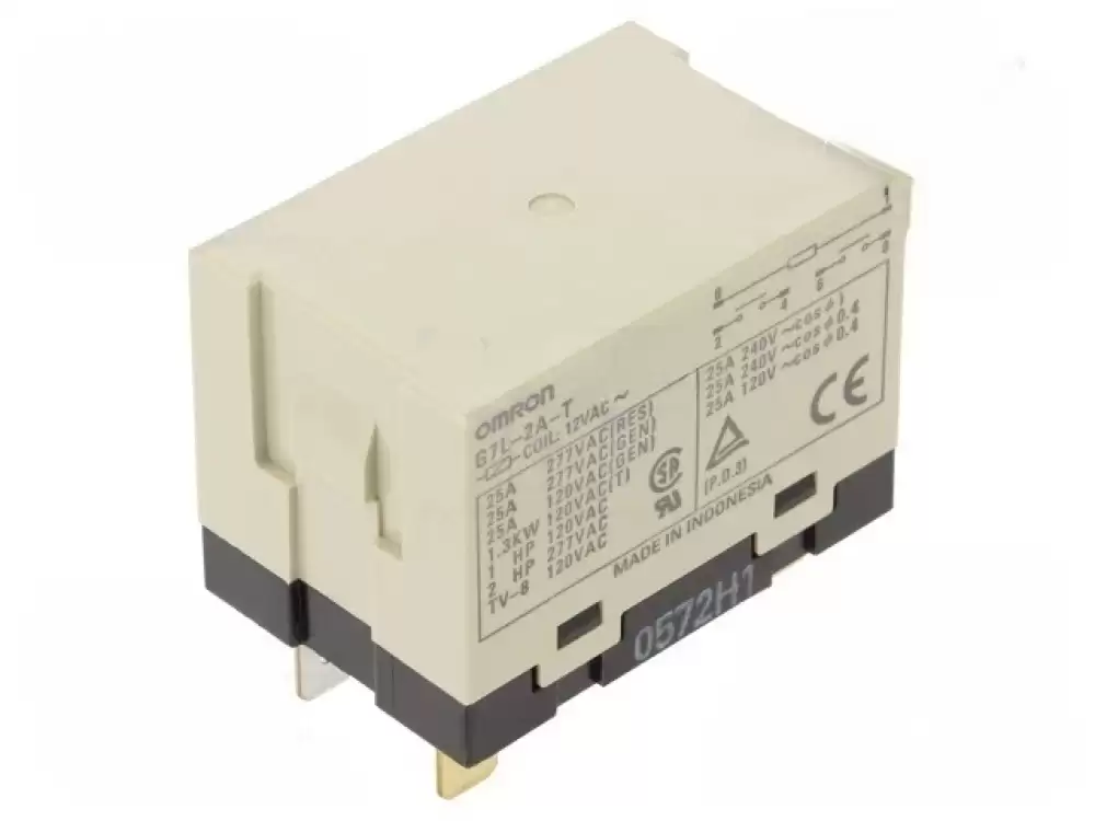 Omron-G7L-2A-T AC12 Relay electromagnetic  DPST-NO Ucoil 12VAC 
