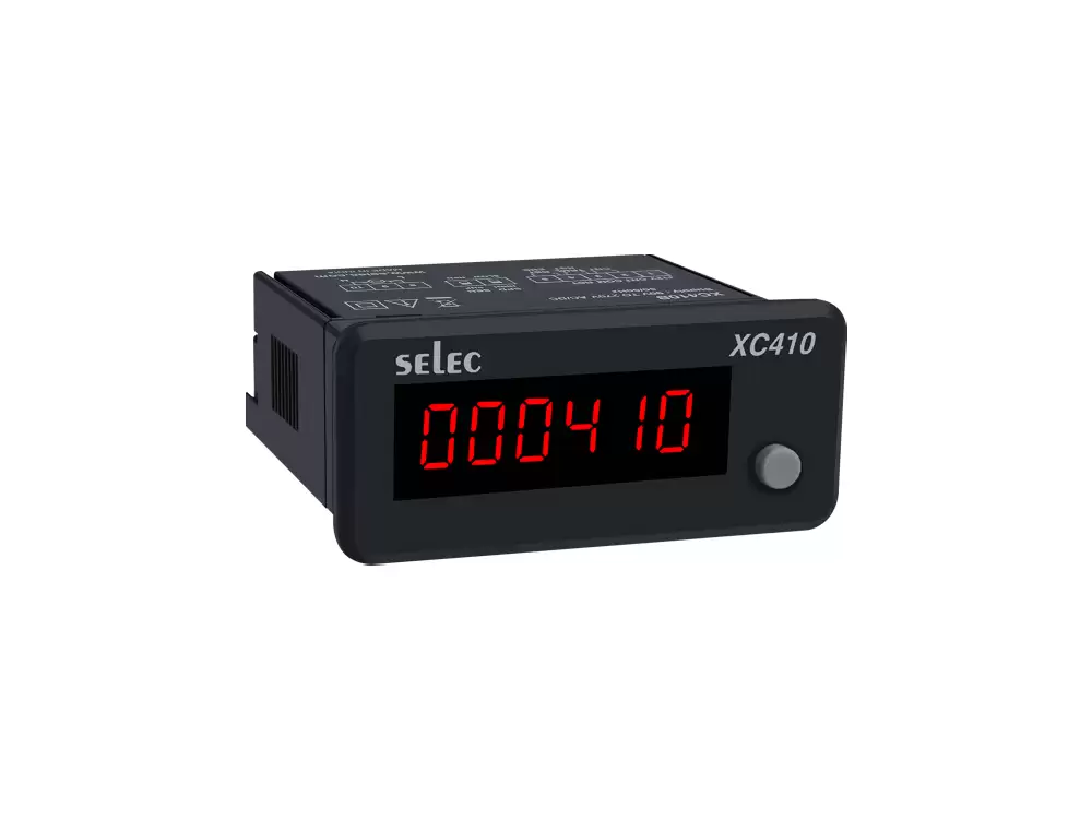 Selec XC410A,6 DIGIT LED COUNT TOTALISER, 36X72MM