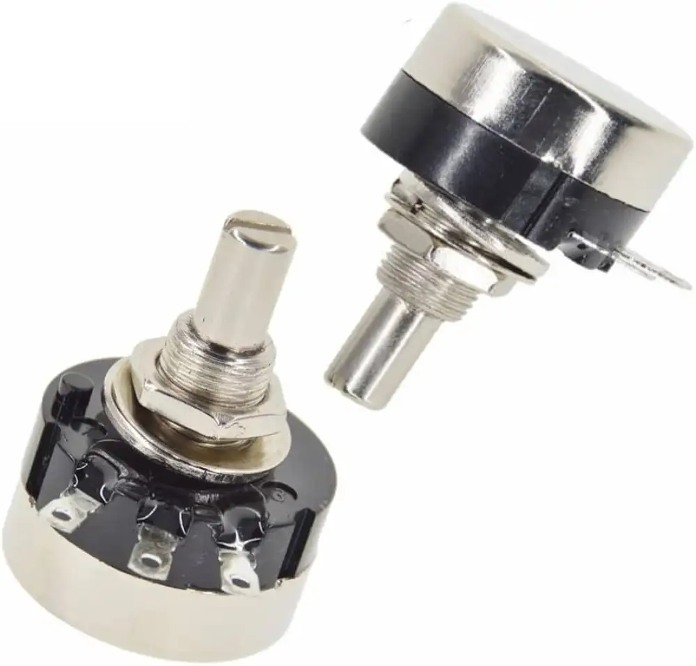 RV24YN-20S-B502 Carbon Single-Turn Potentiometer, 5k, 300mW, 6mm Shaft, 1kV Insulation