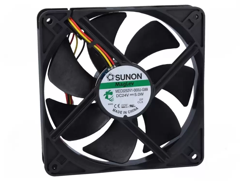  SUNON Cooling Fan- MEC0252V1-000U-G99| 120x120x25  24vDC 3wire