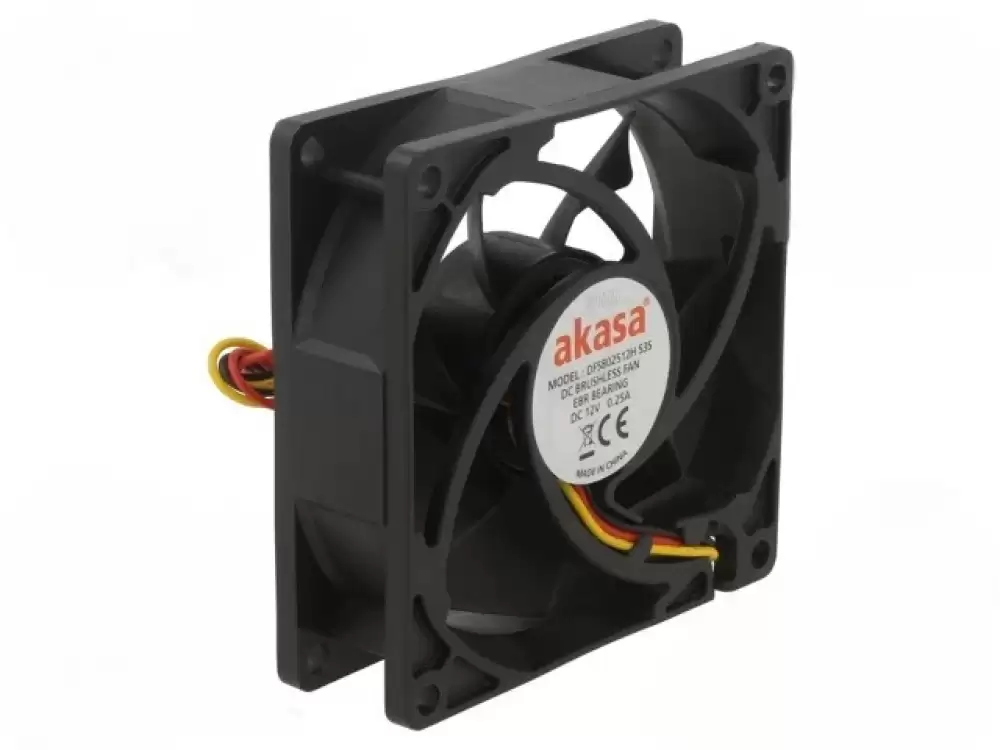 80x80x25mm  12VDC Fan DC axial AKASA - DFS802512H
