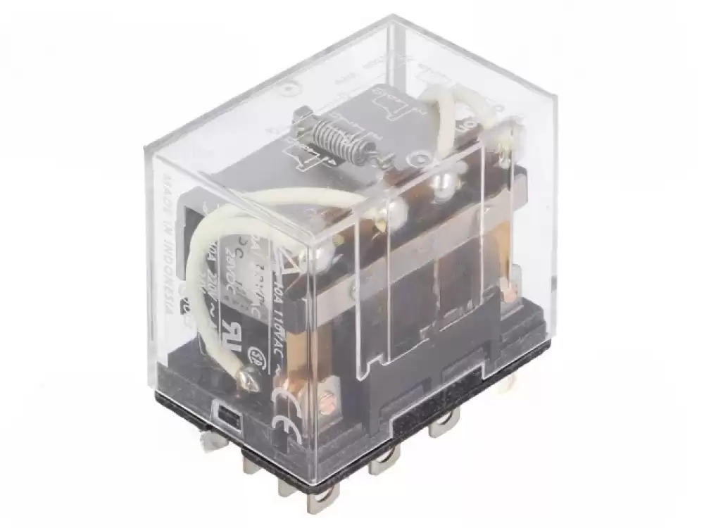 Omron-LY4 12VDC| Relay electromagnetic  4PDT Ucoil 12VDC 