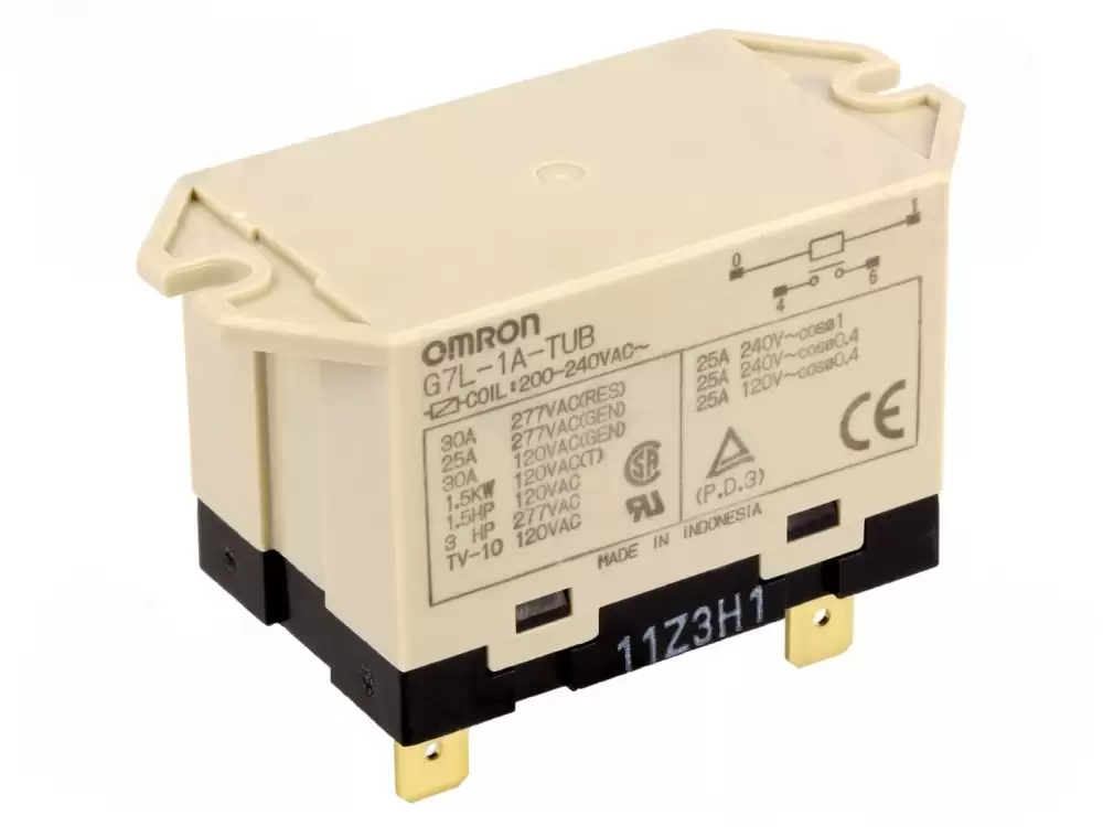 Omron-G7L-1A-TUB 200240VAC Relay electromagnetic SPST-NO Ucoil 230VAC 