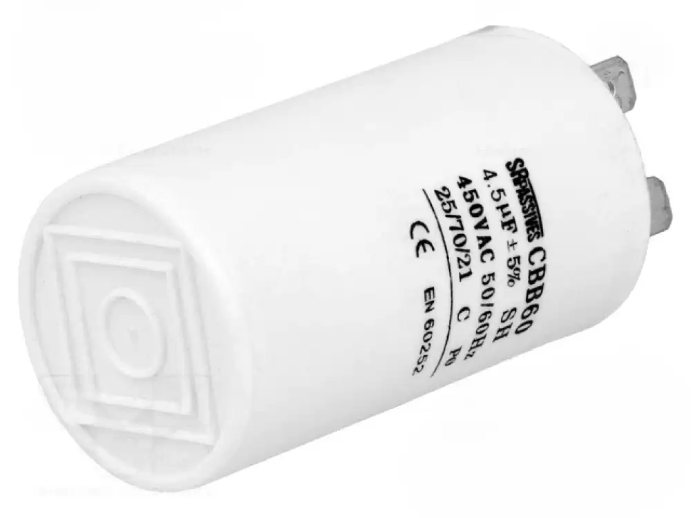 Capacitor 4.5uF SR PASSIVES 450V 35x60mm 3000h CBB60A-4.5450
