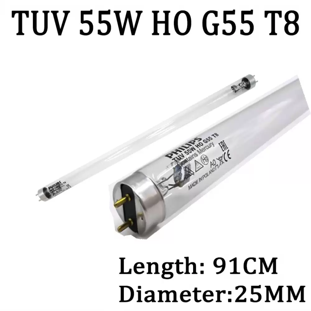 UV LAMP TUV55WHOG55T8 55W LENGHT 91CM DIAMETER 25MM 