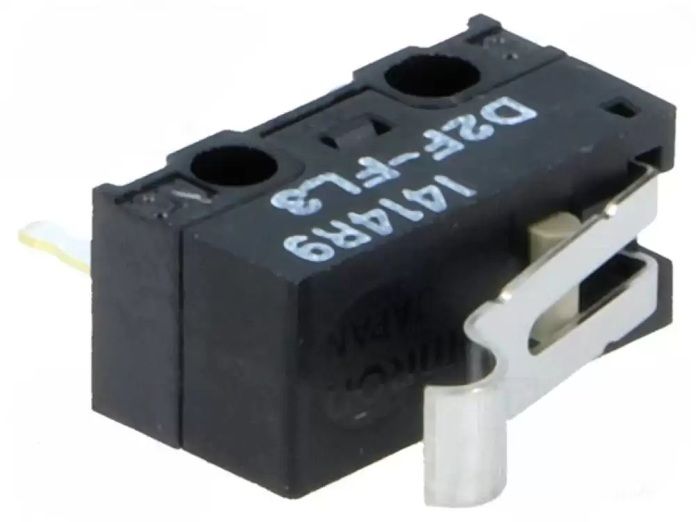 OMRON-D2F-FL3 microswitch SNAP ACTION with lever ON-ON 