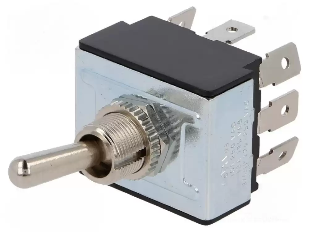 SCI   -R13-432D1-01-HR |Toggle Switch 20Amp 3P3T ON-OFF-ON 