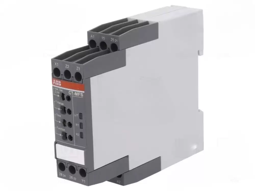 ABB-1SVR730010R0200 Timer 0,05s300h SPDT x2 250VAC4A Usup 24240VAC 24240VDC