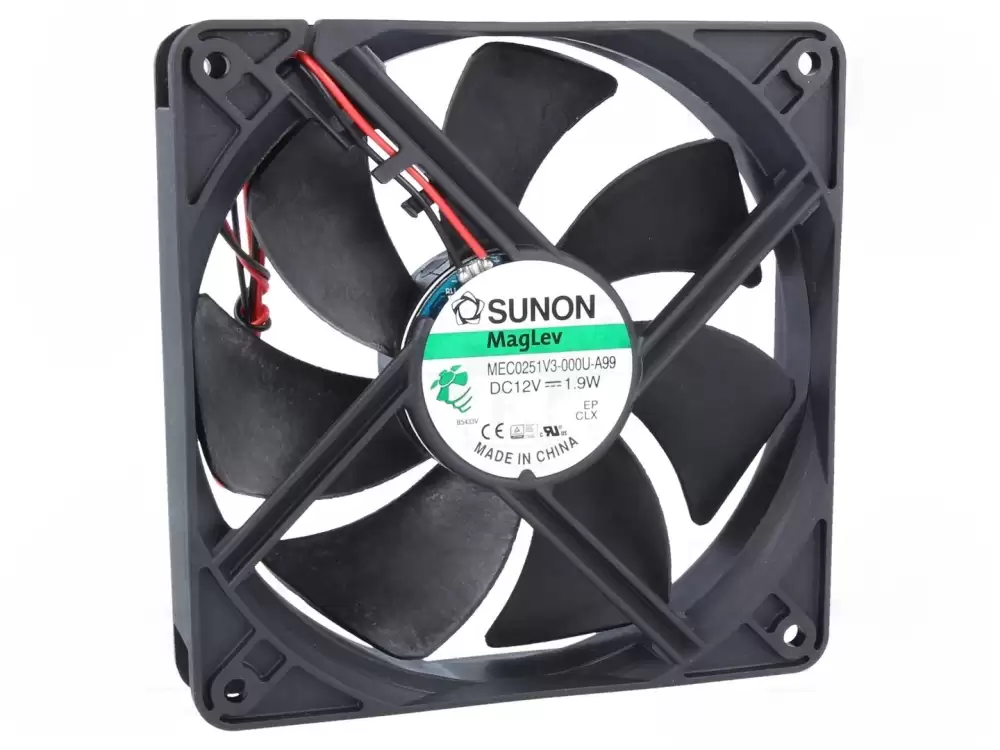 SUNON Cooling Fan- MEC0251V3-000U-A99| 120x120x25  12vDC 2wire 