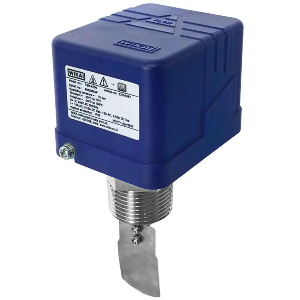 WIKA FSM-6100-BSPTM paddle Flow Switch Size 1 