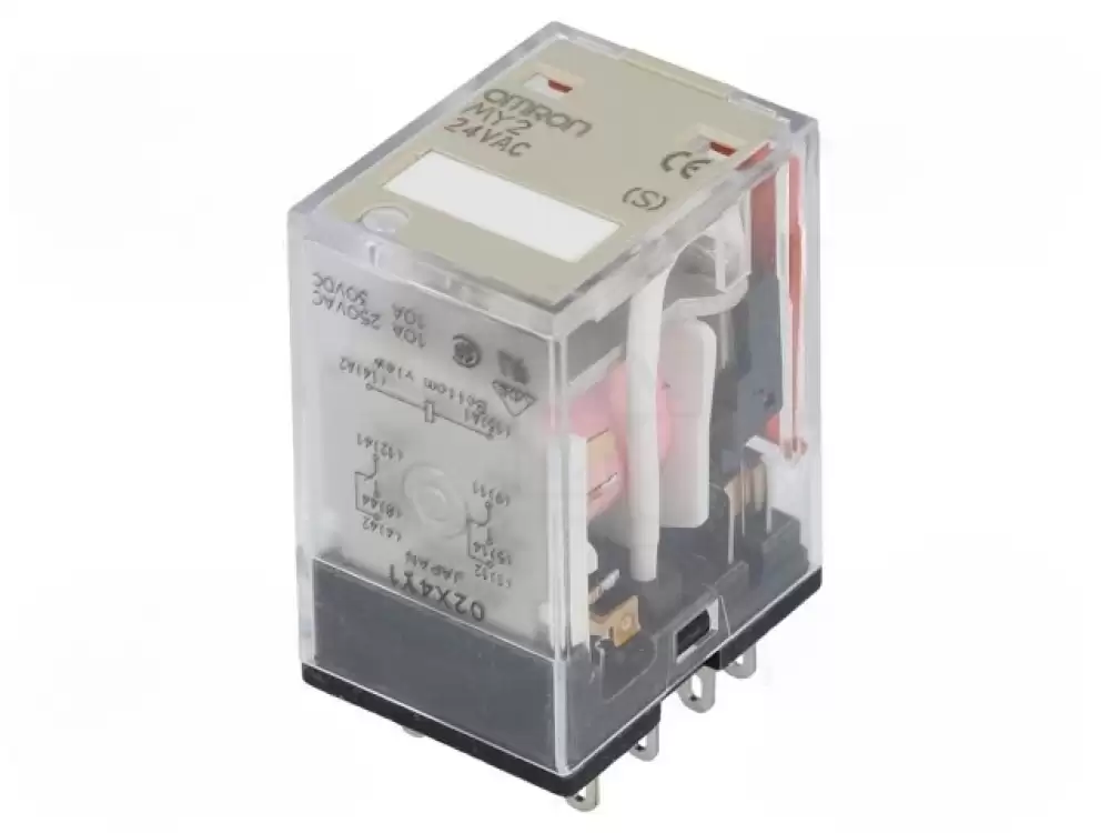 Omron-MY2 24VAC S Relay electromagnetic DPDT Ucoil 24VAC 