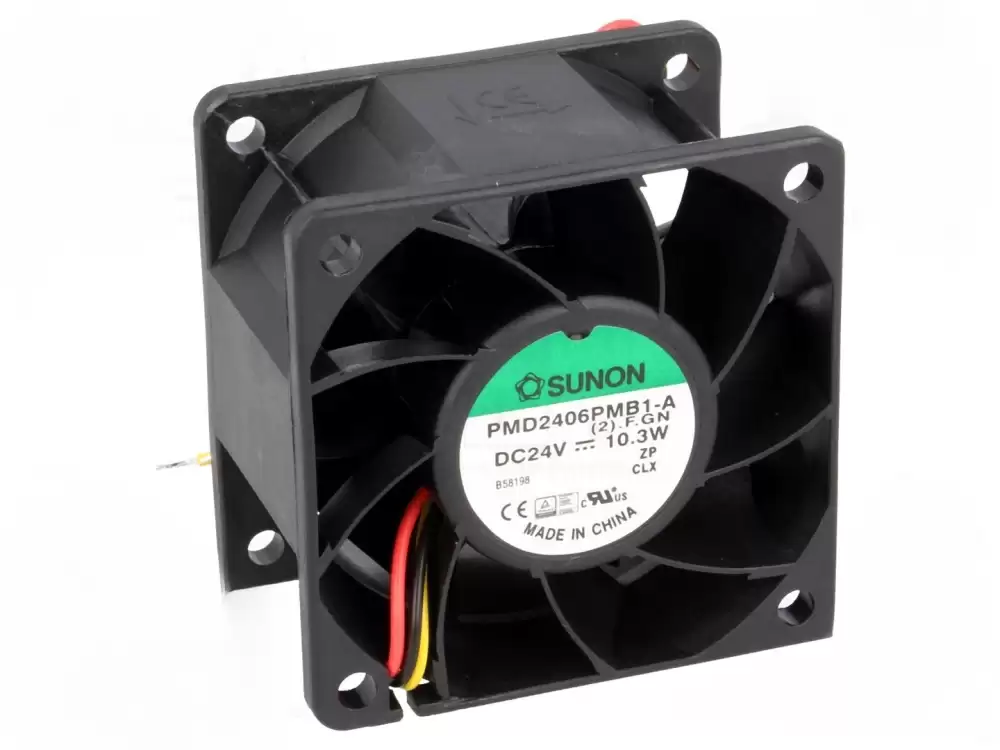 SUNON Cooling Fan- PMD2406PMB1-A2.F.GN|  60x60x38  24vDC 3wire 