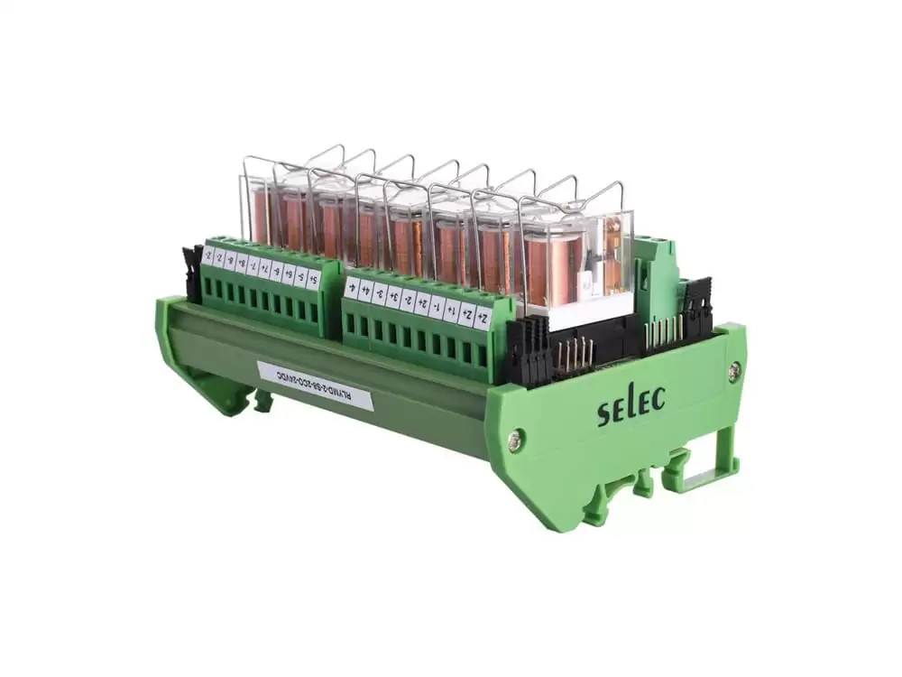 Selec RLYMD-2-S8-2CO-24VDC,8CHANNEL RELAY MODULE