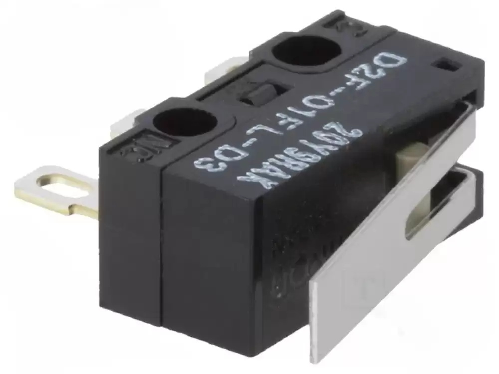 OMRON-D2F01FLD3 microswitch SNAP ACTION with lever ON-ON 