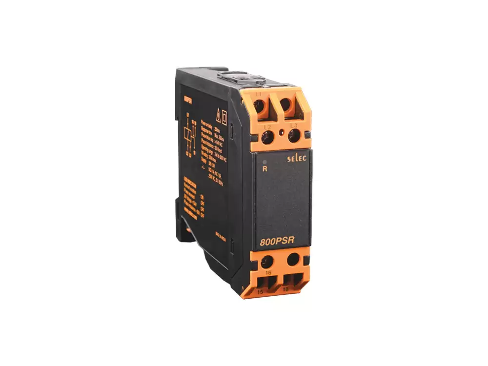 Selec 642PSR-280520V-CE, Phase sequence relay, Din Rail  Wall mount, Monitors Phase Sequence, Phase Failure  Phase Asymmetry, 3P - 3W wiring configuration,  Relay output 1 CO SPDT, Supply vol