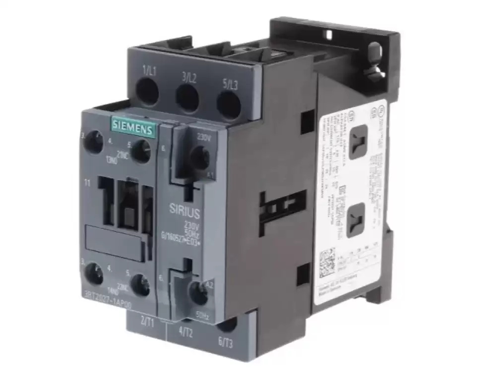 SIEMENS 3RT2027-1AP00 contactor 3 pole 7NO 32A 230VAC  15KW 1NO-1NC.ORGINAL PN.3RT2027-1AP00  AVAILABLE ONLY WITH END USER DECLARATION