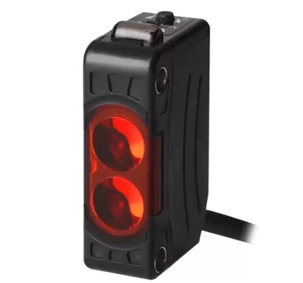 Autonics BJ50-BDT-P Photo Sensor PNP Light-ON, Dark-ON Sensing 10-50mm,Background Suppress 12-24VDC Size 10.6X32X20mm