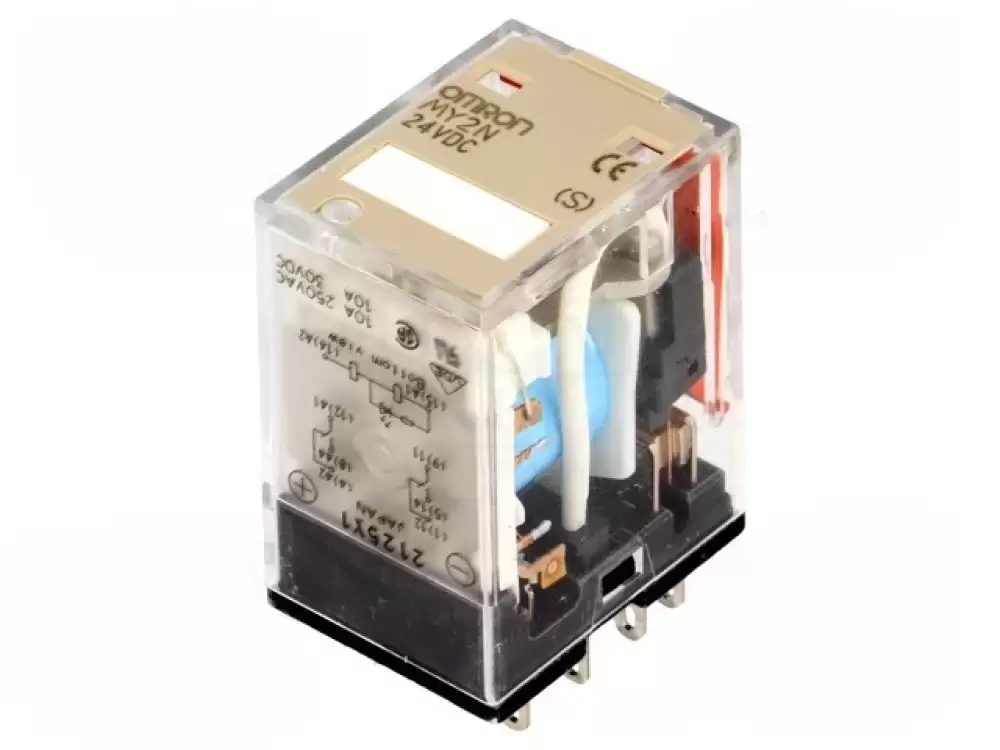 Omron-MY2N 24VDC S Relay electromagnetic DPDT Ucoil 24VDC 