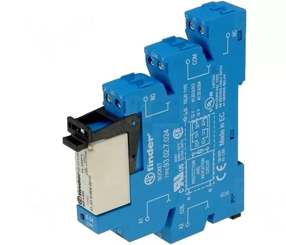 FINDER 38.51.7.012.5050 Relay IP 12VDC 6AMP