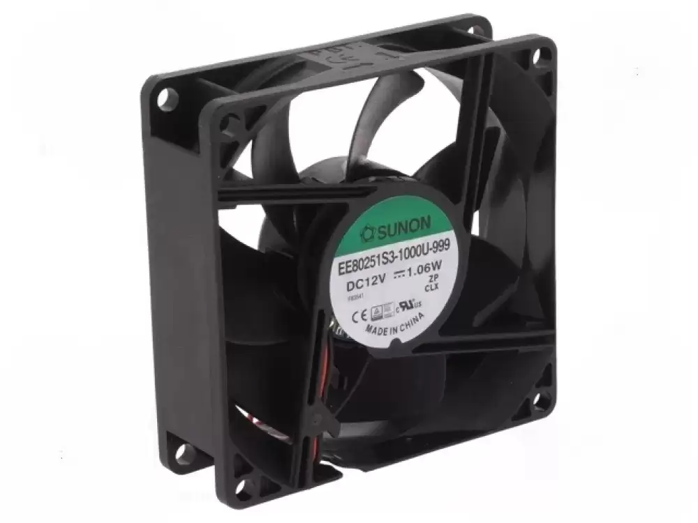 80x80x25mm  12VDC Fan DC axial SUNON -EE80251S3-1000U-999