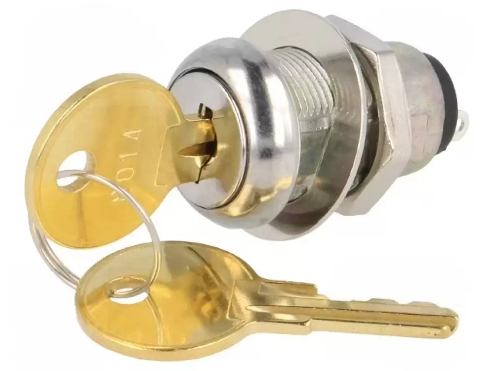 Key Switch-KS-32 1A 125VAC SPST OFF-ON 