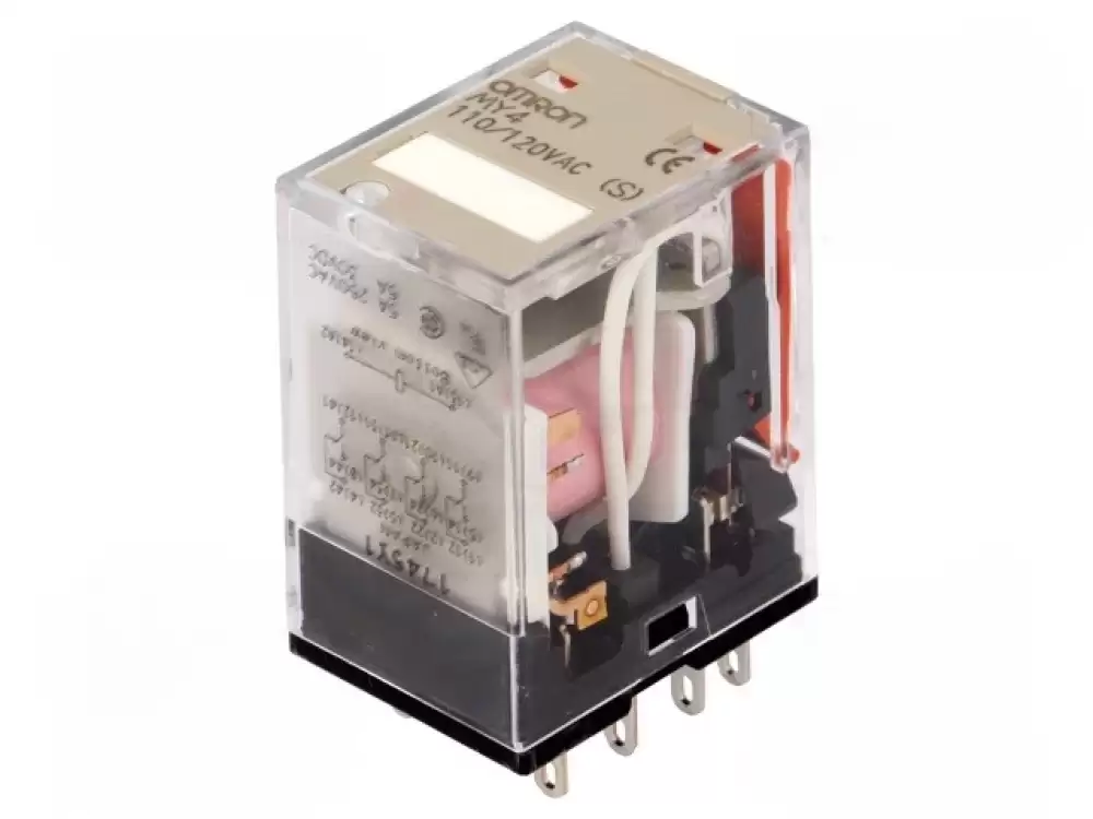 Omron-MY4 110120VAC S| Relay electromagnetic  4PDT Ucoil 120VAC  