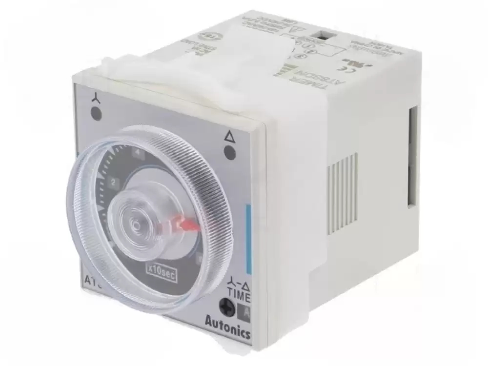 AUTONICS-AT8SDN Timer 0,5100s SPDT 250VAC5A,30VDC5A Usup 100240VAC PIN 8
