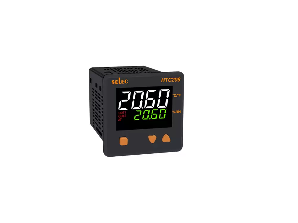 Selec HTC206,4 digit dual display Humidity + Temperature controller