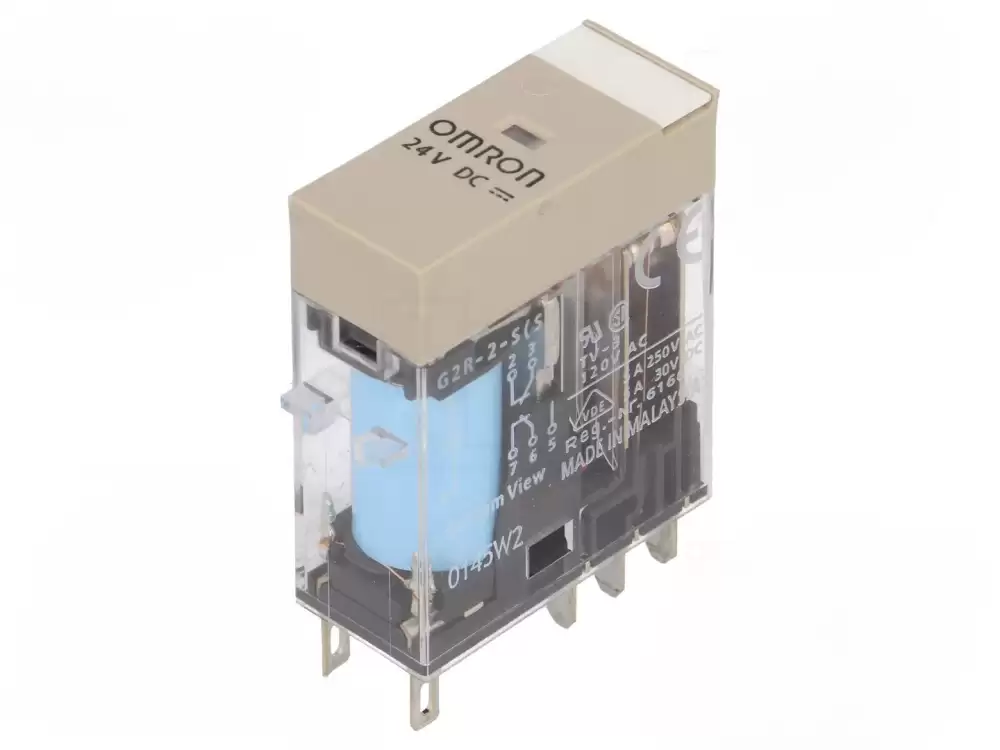 Omron-G2R-2-S 24VDC S Relay electromagnetic DPDT Ucoil 24VDC 