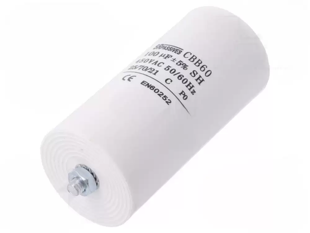 Capacitor 100uF SR PASSIVES  450V 60x120mm 3000h CBB60E-100450