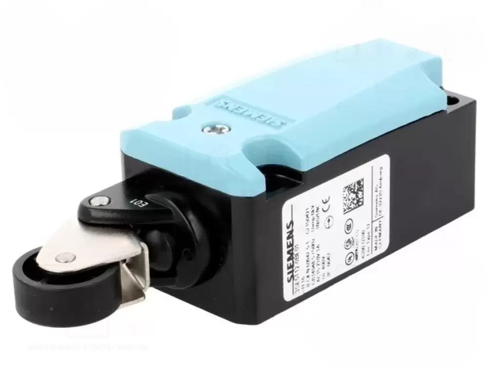 SIEMENS -3SE5112-0BE01 Limit switch lever R 20mm, plastic roller 22mm NO + NC 10A
