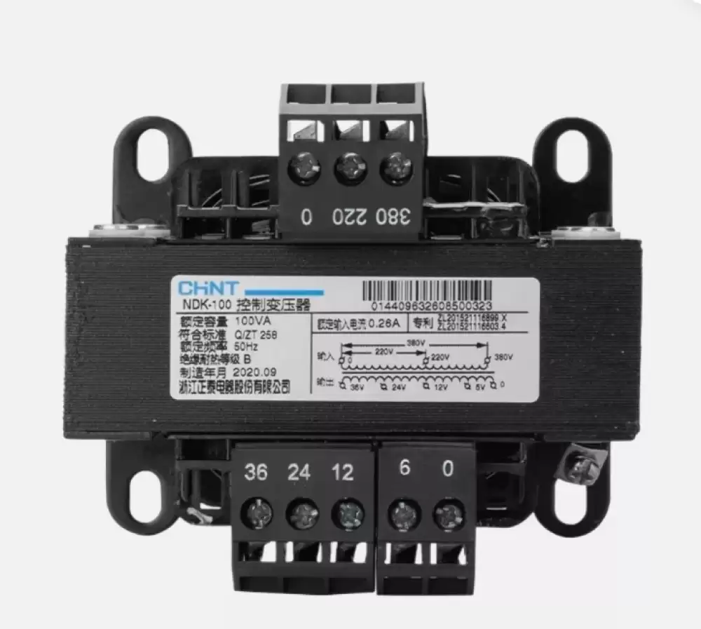 CHINT NDK-100VA Transformer 100VA Input 220VAC-380VAC-415VAC-440VAC Output 220V-110V-48V-36V-12V