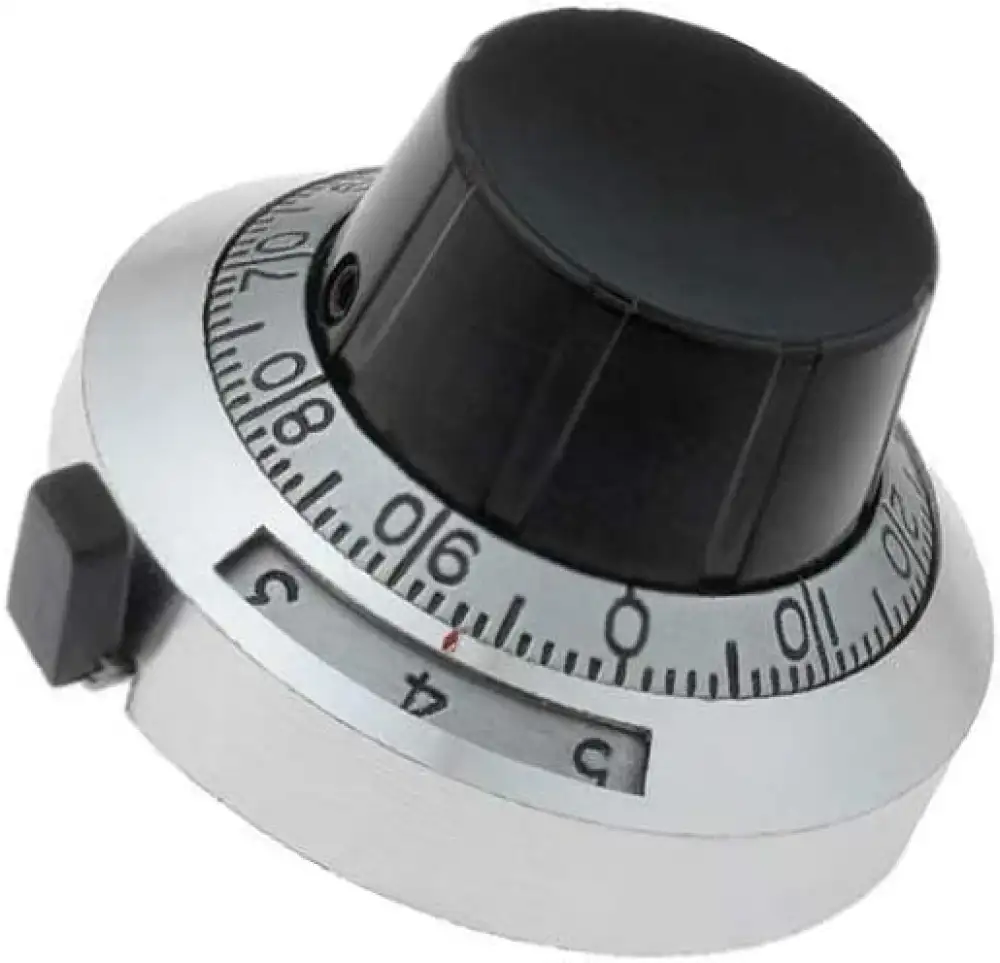 SR PASSIVES GP3-6.35-46X25 Precise knob  with counting Dial  6.35mm; 46x25mm