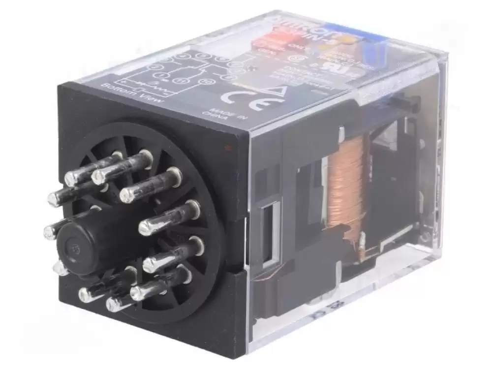 Omron-MKS3PIN-5 DC24 Relay electromagnetic 3PDT Ucoil 24VDC 