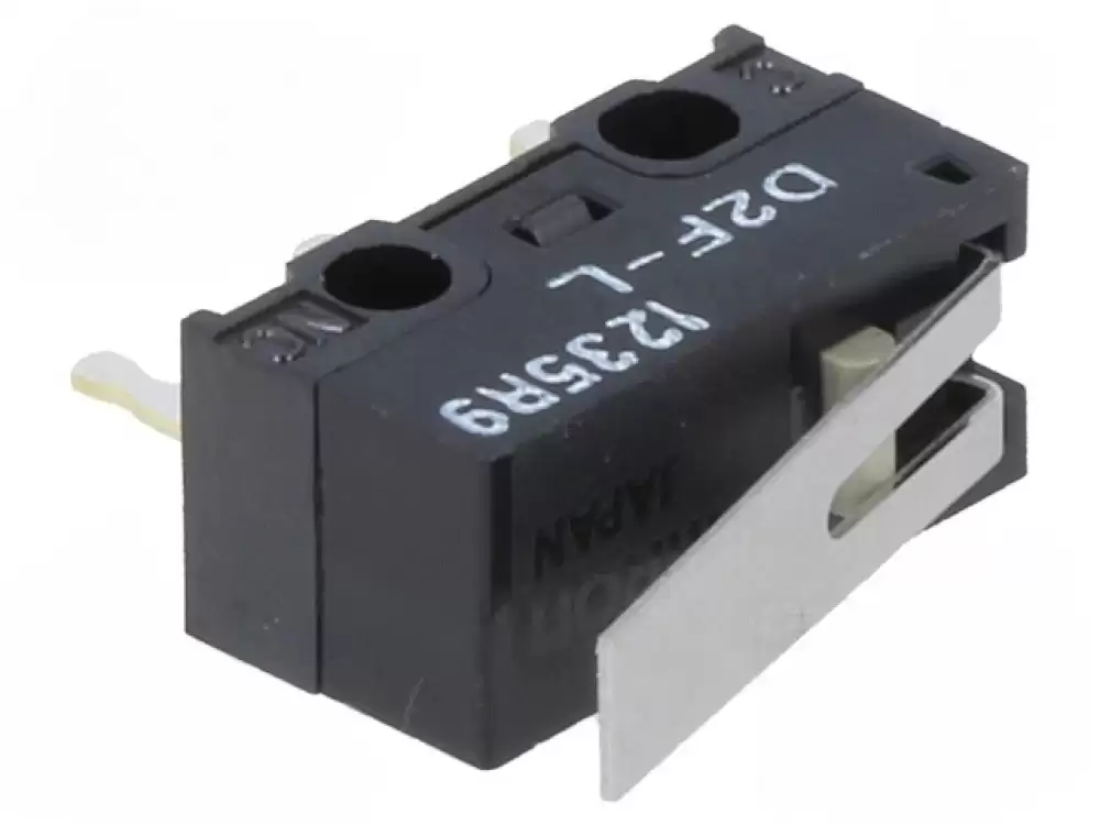 OMRON- D2F-L microswitch SNAP ACTION  3A125VAC  2A30VDC  with lever