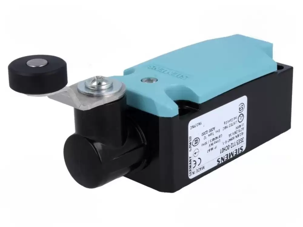 SIEMENS -3SE5112-0CH01 Limit switch lever R 27mm, plastic roller 19mm NO + NC 10A
