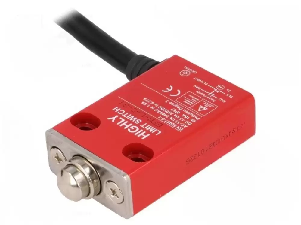 EFM-L-3-31 -HIGHLY ELECTRIC Limit switch pin plunger 1,50mm NO + NC 5A max.240VAC IP67