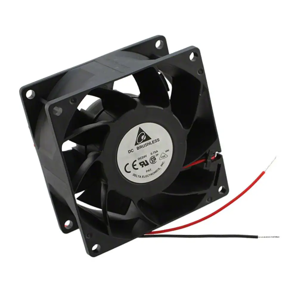 DELTA FFB0824EHE FAN AXIAL 80X38MM 24VDC WIRE