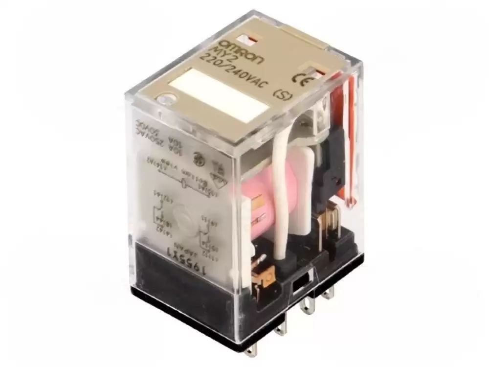 Omron-MY2N-220/240AC MY2 Relay 8pin 230VAC DPDT 10A 