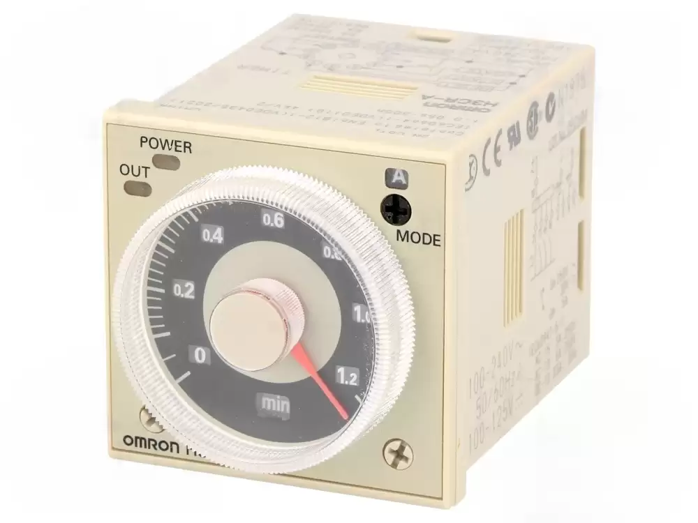 OMRON-H3CR-A 100-240AC100-125DC Timer DPDT 250VAC5A 