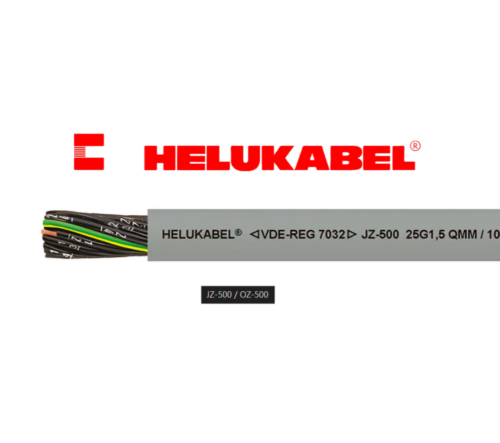 1mm x 4Core Control Cable  JZ 500 HELUKABEL 10063